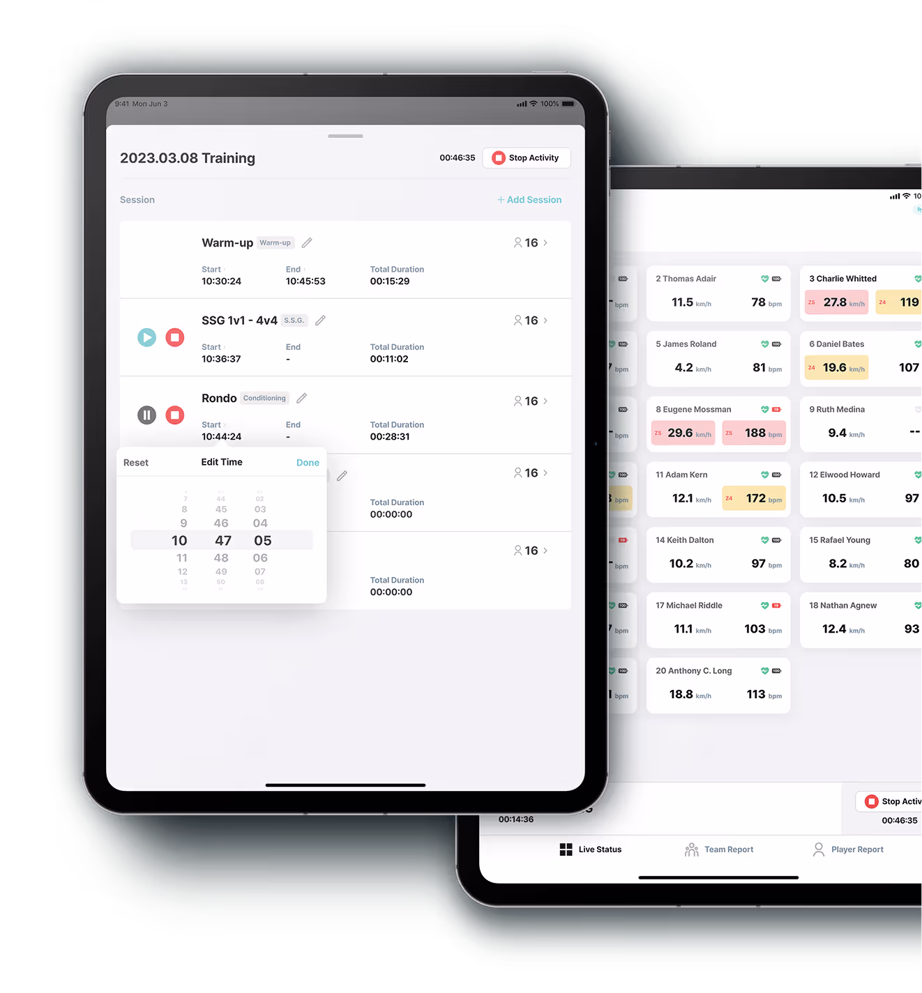 Real-time analytics dashboard